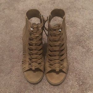 Brown Gladiator Heels